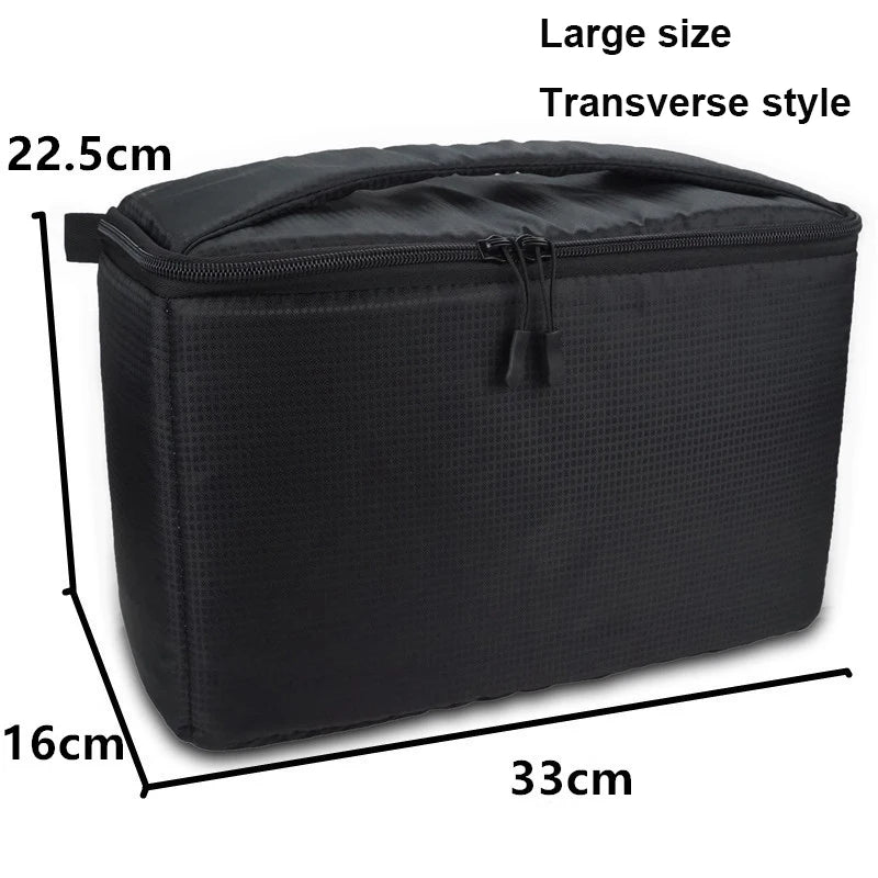 Waterproof DSLR Camera Insert Bag - Shockproof Protection & Travel