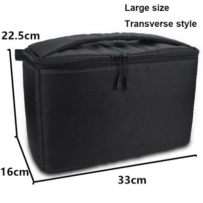 Waterproof DSLR Camera Insert Bag - Shockproof Protection & Travel