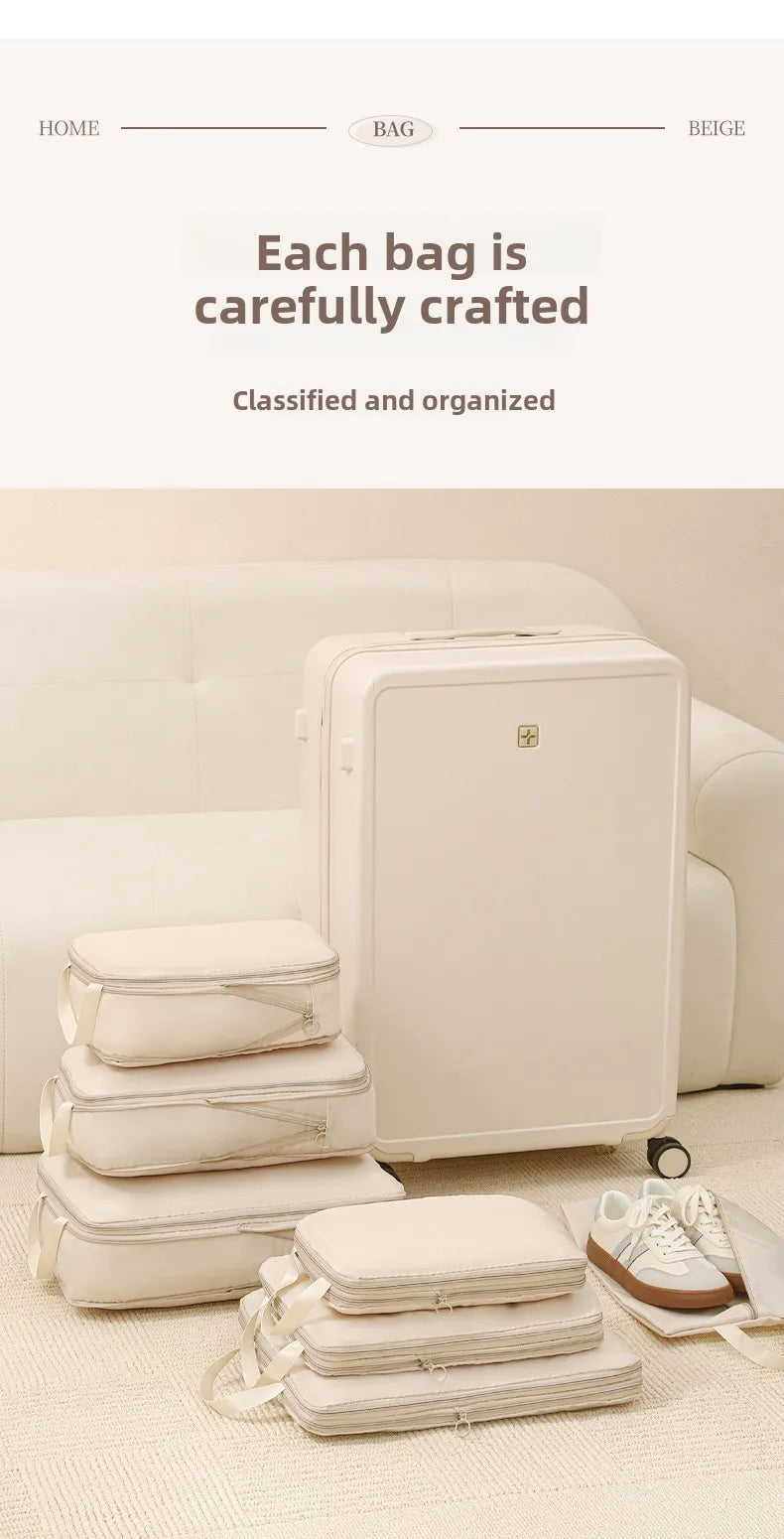Set 4 cubes de rangement valise – Impérméable, léger & compressible