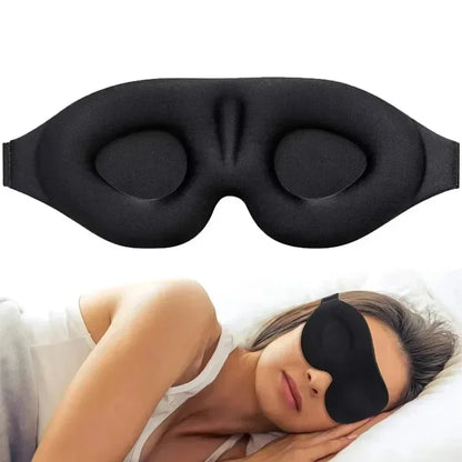 Masque de Sommeil 3D – Ultra-doux, Respirant & Zéro Pression