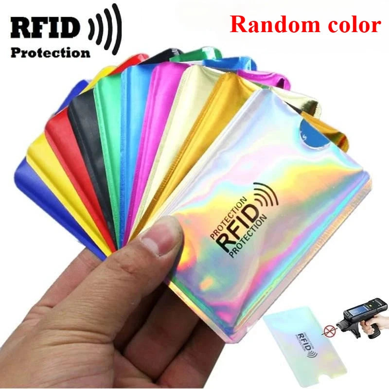 Protège-Cartes Anti-RFID – Set de 5 ou 10 pochettes de protection