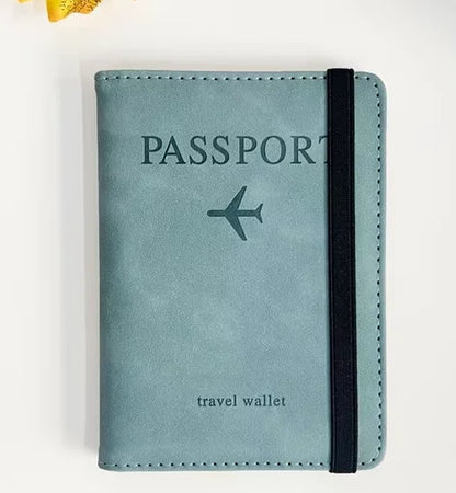 Pochette Passeport en Cuir Anti-RFID – Porte-cartes & Portefeuille Voyage