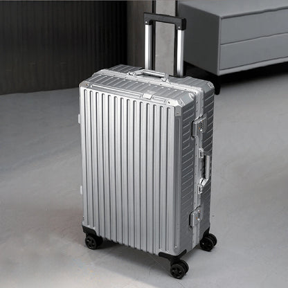 Valise trolley à cadre aluminium 20"-28" – Port USB, serrure à combinaison & roues spinner