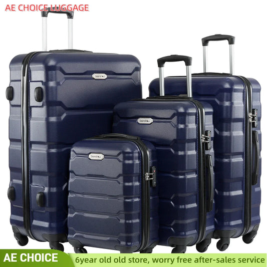 Set de 4 Valises Rigides Spinner – 18/22/26/30 pouces