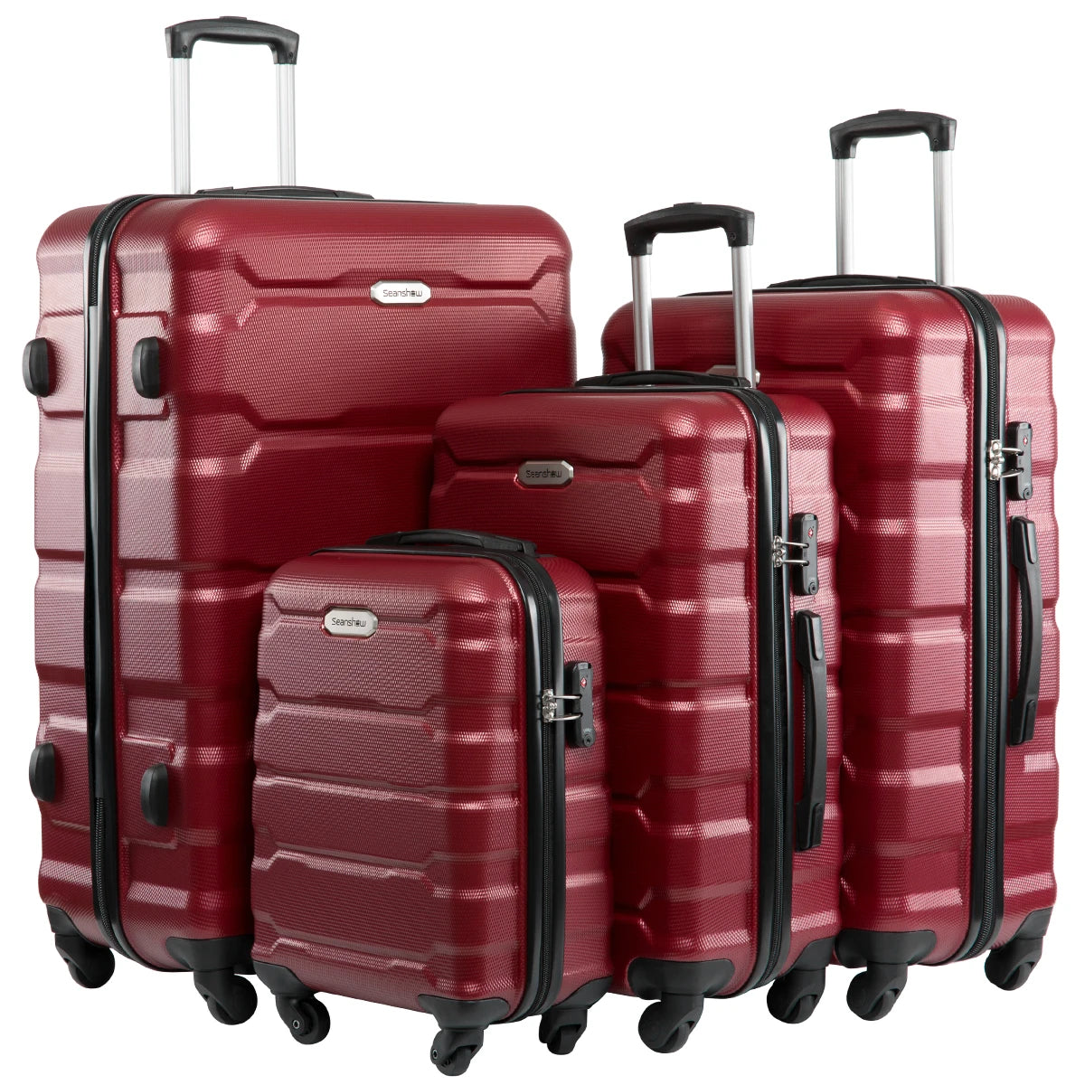 Set de 4 Valises Rigides Spinner – 18/22/26/30 pouces
