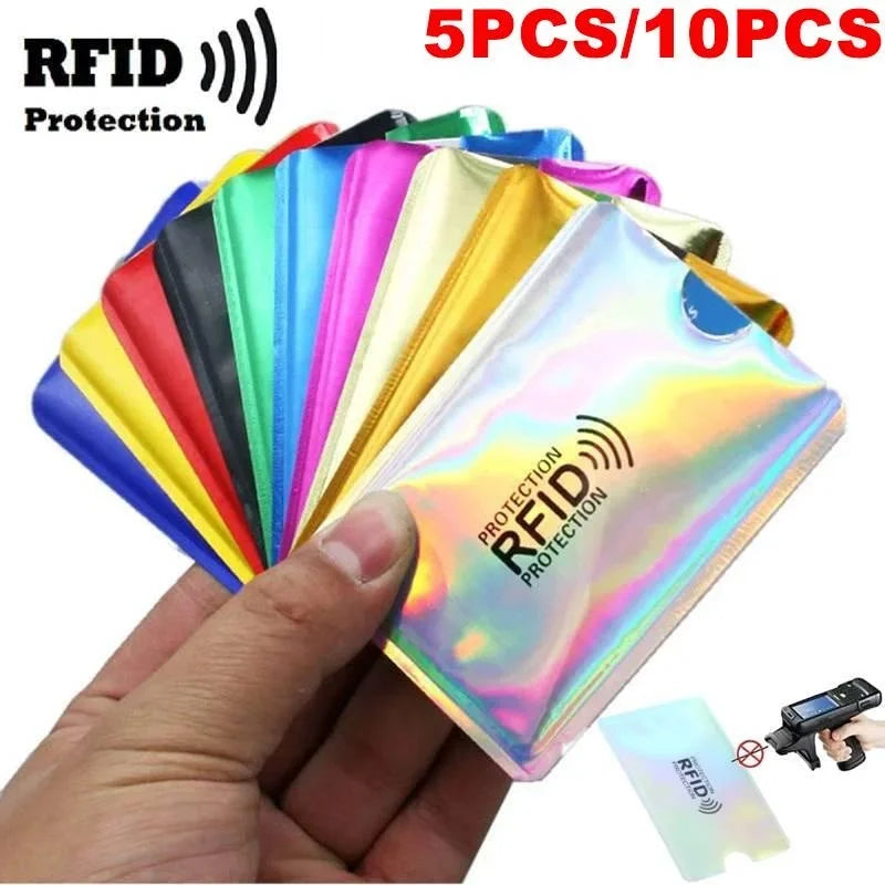 Protège-Cartes Anti-RFID – Set de 5 ou 10 pochettes de protection