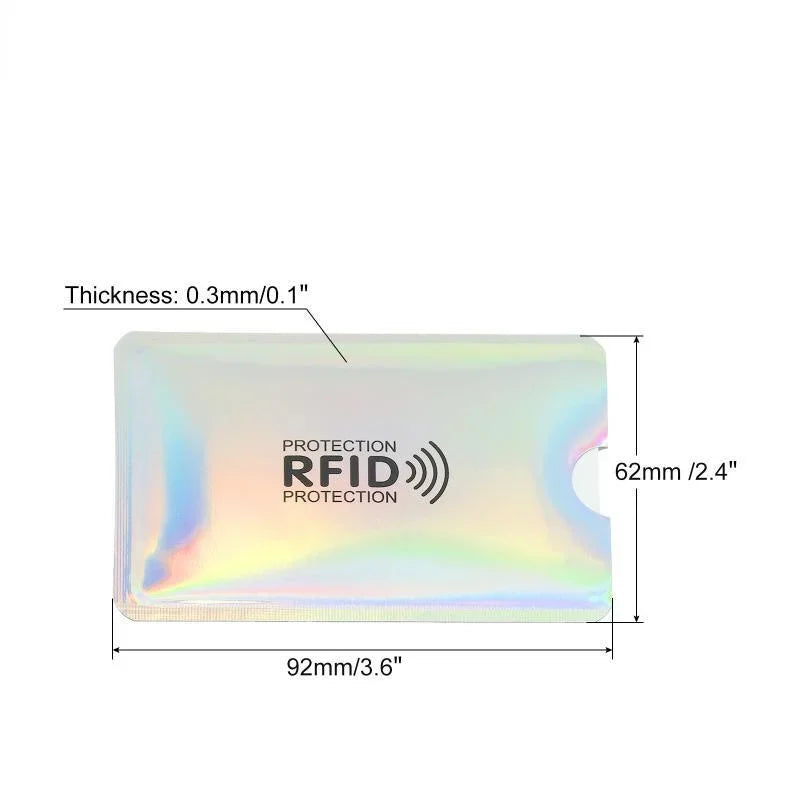Protège-Cartes Anti-RFID – Set de 5 ou 10 pochettes de protection
