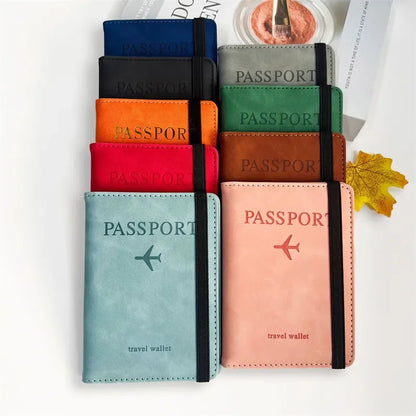 Pochette Passeport en Cuir Anti-RFID – Porte-cartes & Portefeuille Voyage