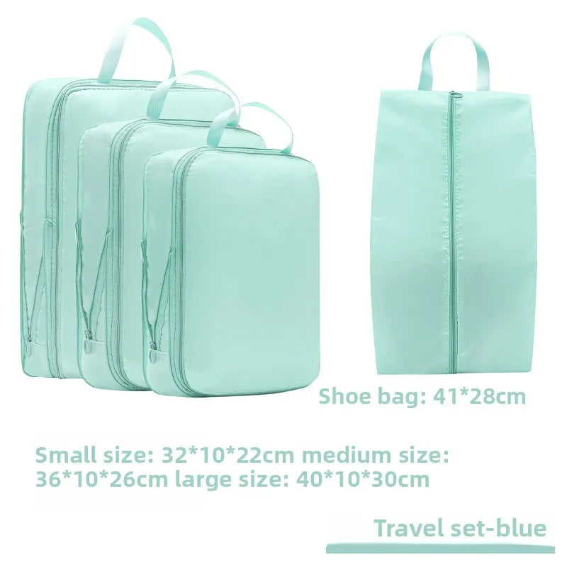 Set 4 cubes de rangement valise – Impérméable, léger & compressible
