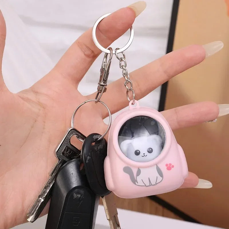 Luminous Backpack Astronaut Keychain Women Men Starry Sky Portable Cute Keychains Daily Travelling Bag Pendant Fashion Accessory