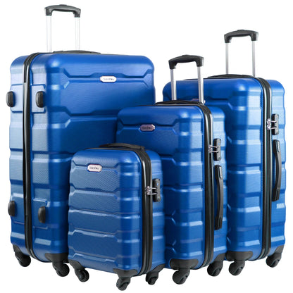 Set de 4 Valises Rigides Spinner – 18/22/26/30 pouces