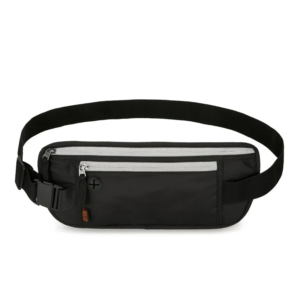 Ceinture Banane Anti-RFID – Porte-monnaie & Passeport Caché pour Voyage
