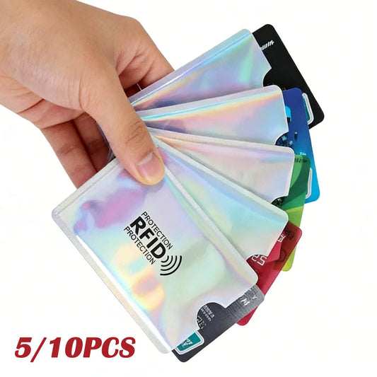Protège-Cartes Anti-RFID – Set de 5 ou 10 pochettes de protection