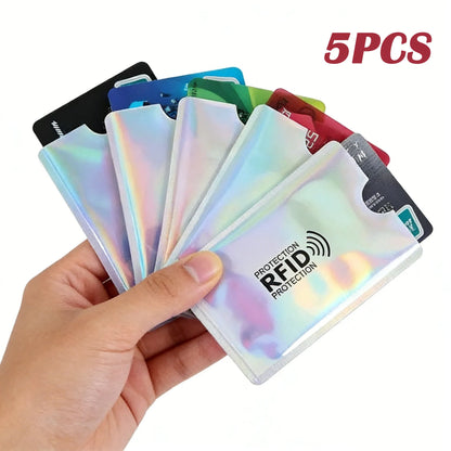 Protège-Cartes Anti-RFID – Set de 5 ou 10 pochettes de protection