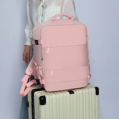 Cabin approved airplane backpack - Lightweight, integrated laptop compartment