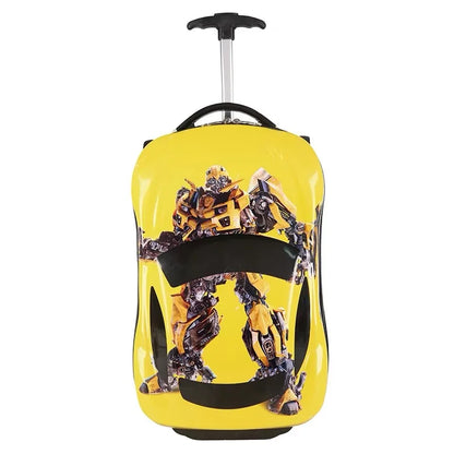 Valise enfant 3D à roulettes – Design voiture, garçon & fille