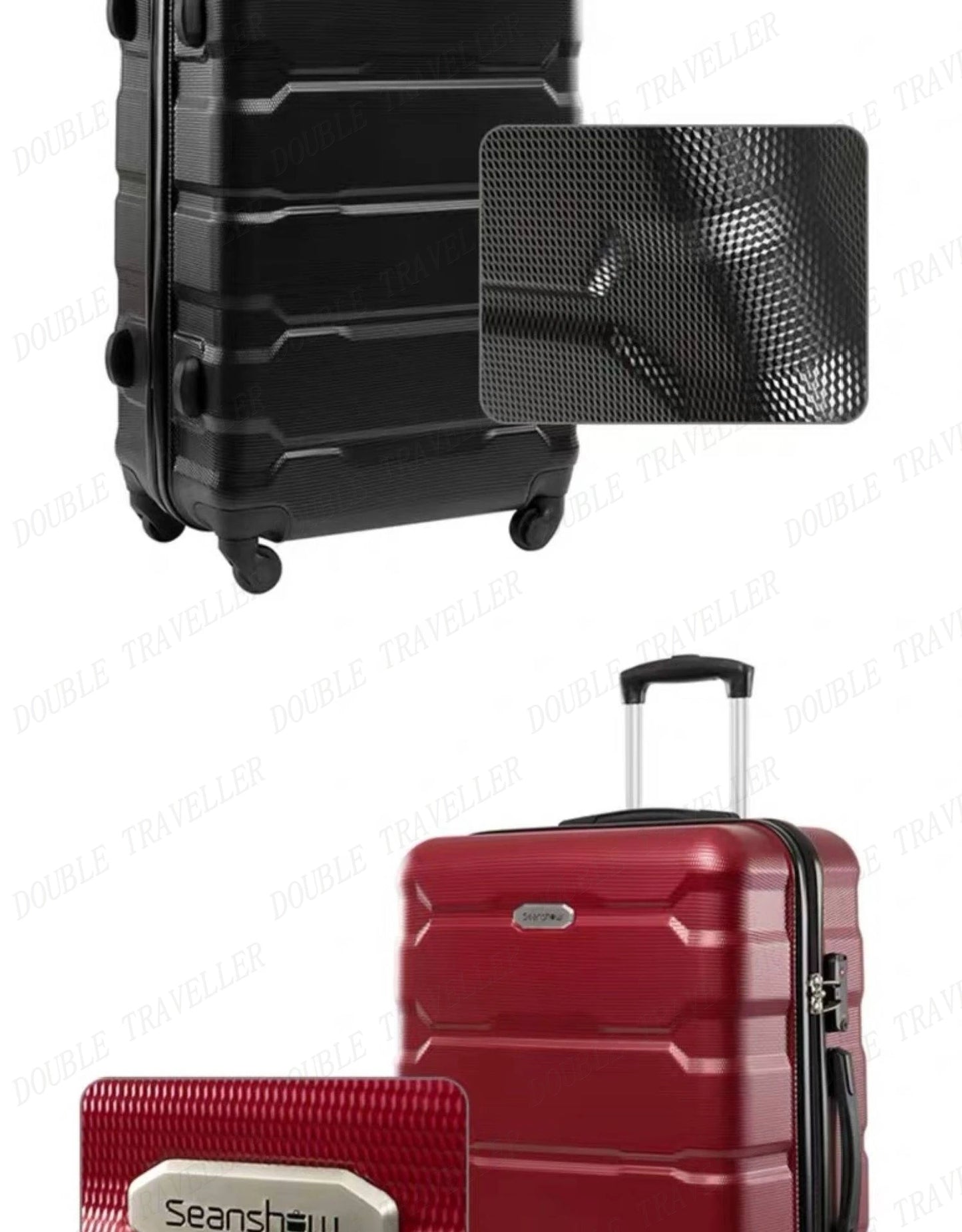 Set de 4 Valises Rigides Spinner – 18/22/26/30 pouces