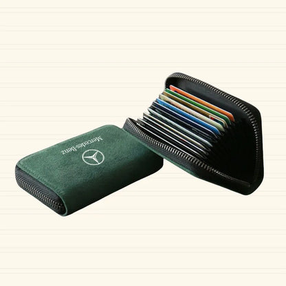Étui portefeuille cuir – Permis de conduire, cartes & clés voiture