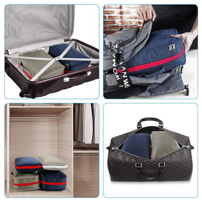 Cubes de rangement valise imperméables – Double compartiment propre/sale