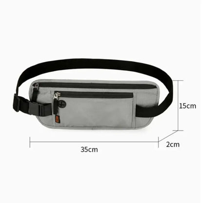 Ceinture Banane Anti-RFID – Porte-monnaie & Passeport Caché pour Voyage