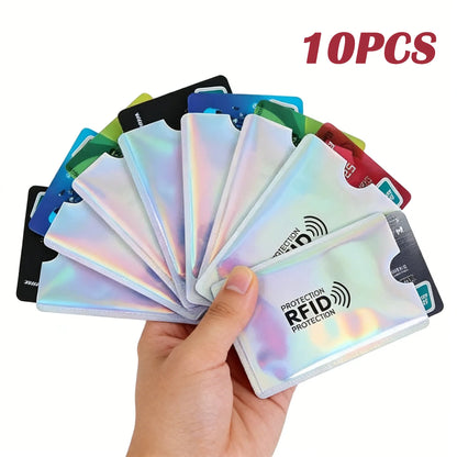 Protège-Cartes Anti-RFID – Set de 5 ou 10 pochettes de protection