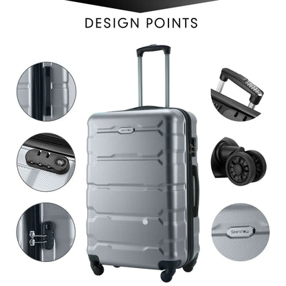 Set de 4 Valises Rigides Spinner – 18/22/26/30 pouces