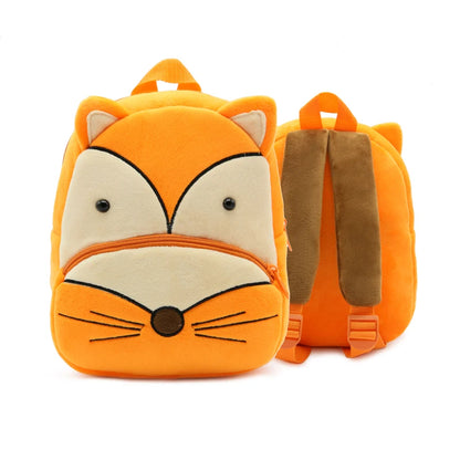 Cute Cartoon Animal Plush Backpack Soft Children Kindergarten Schoolbag Toddler Travel Bag Gift For Girls Boys