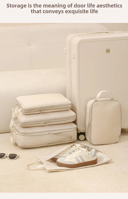Set 4 cubes de rangement valise – Impérméable, léger & compressible