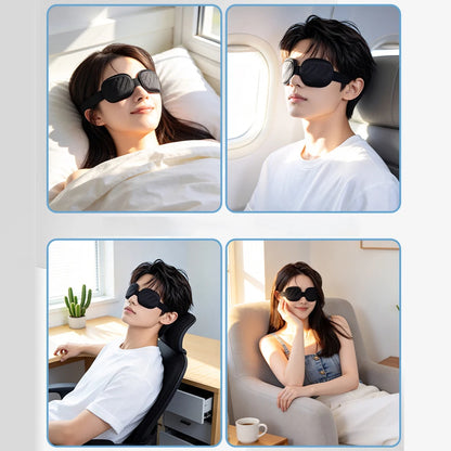 3D Eye Contour Sleep Mask – Blackout, Adjustable & Travel