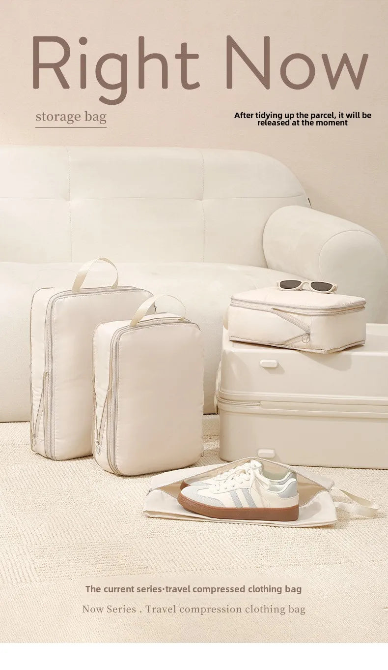 Set 4 cubes de rangement valise – Impérméable, léger & compressible