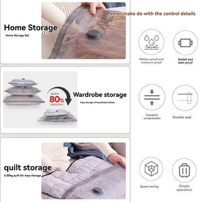 Vacuum Bags for Travel with Rechargeable Air Pump, Carry-on Size Compression Packing Bags for Luggage and Suitcase, Space Saver