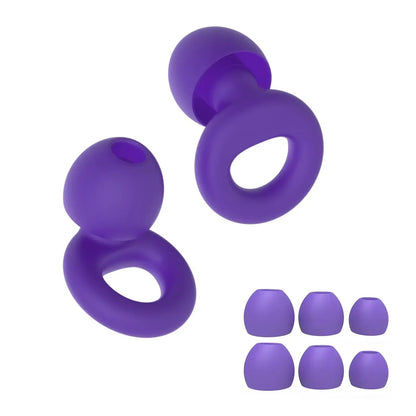 Bouchons d’oreilles silicone voyage – Réduction bruit, sommeil en avion