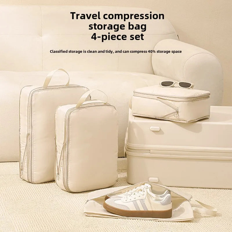Set 4 cubes de rangement valise – Impérméable, léger & compressible