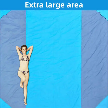 Couverture de Plage Imperméable & Anti-sable – Légère & Compacte