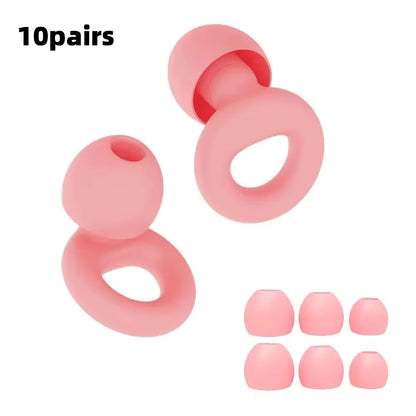 Bouchons d’oreilles silicone voyage – Réduction bruit, sommeil en avion