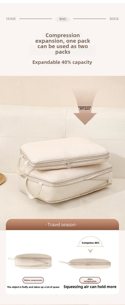 Set 4 cubes de rangement valise – Impérméable, léger & compressible