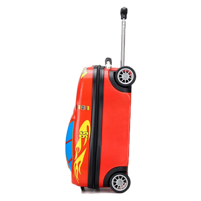 Valise enfant 3D à roulettes – Design voiture, garçon & fille