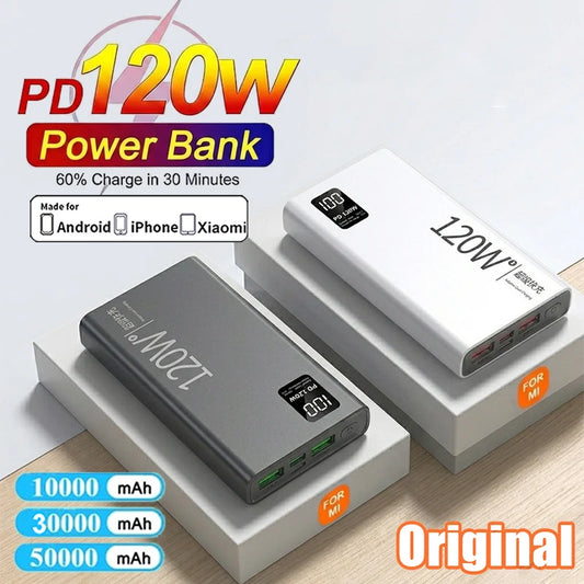 Powerbank Grande Capacité – Charge Rapide pour iPhone & Samsung
