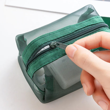 Lot de 6 pochettes de rangement transparentes – Organisateur voyage, maquillage & accessoires