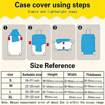 Housse de protection impérméable pour valise de voyage – Anti-égrafignures & fun