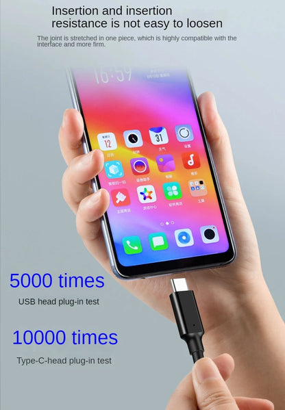 USB-C Fast Charging Cable 60W Travel – 10Gbps Transfer, 1m & 2m