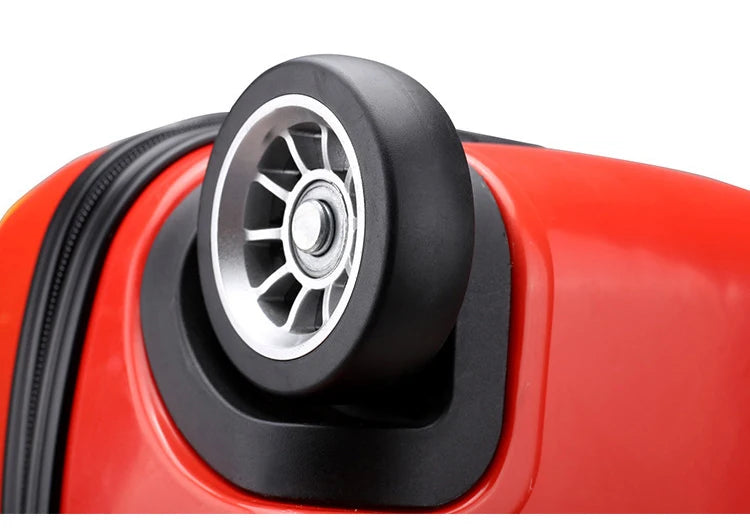 Valise enfant 3D à roulettes – Design voiture, garçon & fille