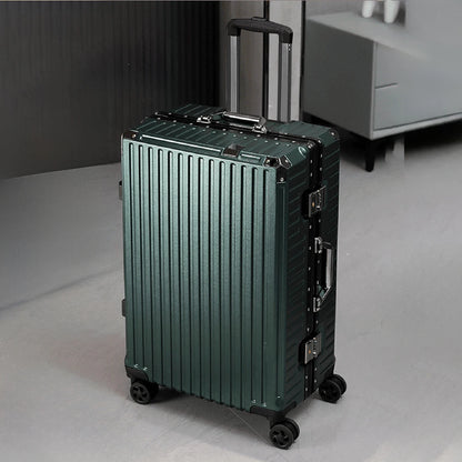 Valise trolley à cadre aluminium 20"-28" – Port USB, serrure à combinaison & roues spinner