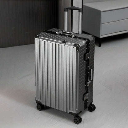 Valise trolley à cadre aluminium 20"-28" – Port USB, serrure à combinaison & roues spinner