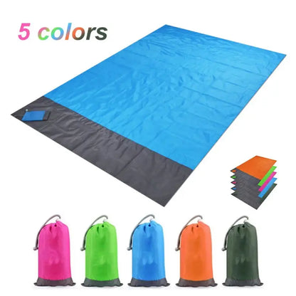 Couverture de Plage Imperméable & Anti-sable – Légère & Compacte