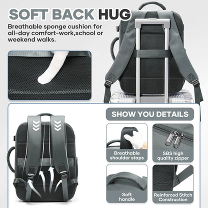 Sac de voyage cabine Ryanair 40x30x20 – Sac à dos sous-siège & laptop