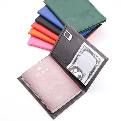 Pochette Passeport en Cuir Anti-RFID – Porte-cartes & Portefeuille Voyage
