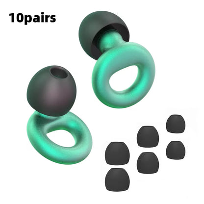 Bouchons d’oreilles silicone voyage – Réduction bruit, sommeil en avion