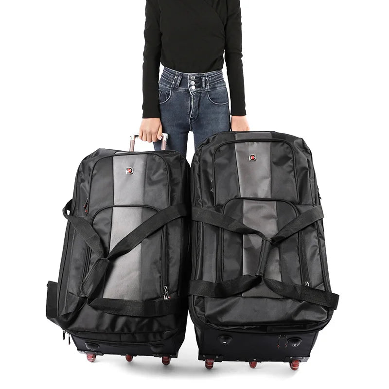 Valise à roulettes grande capacité – 28/32 pouces, imperméable & légère