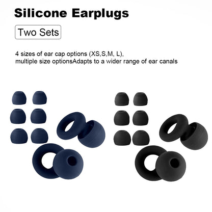 Bouchons d’oreilles silicone voyage – Réduction bruit, sommeil en avion